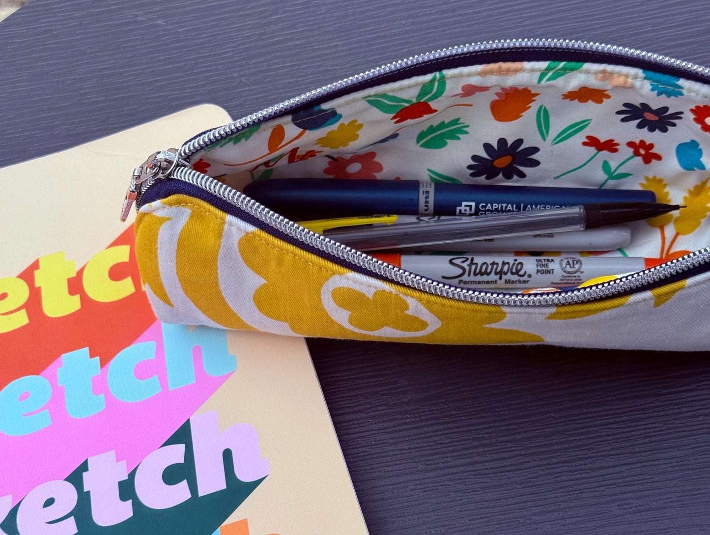 Travel case, brush case, glasses holder, versatile little bag