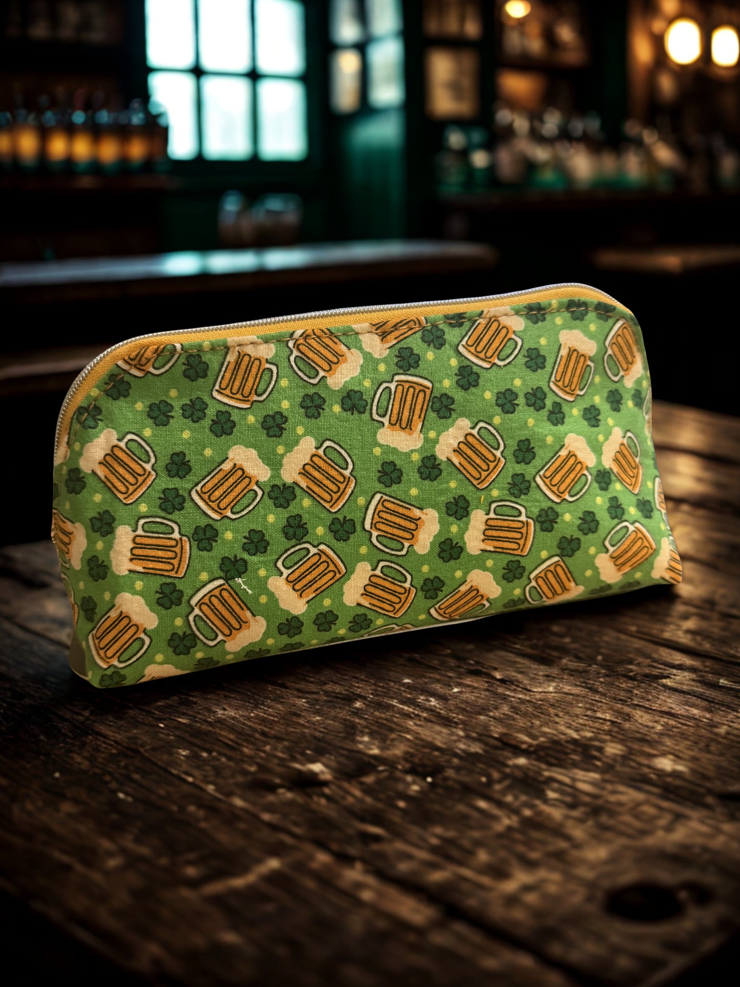 Stitchin’ By M.- Irish Drinking Pouch