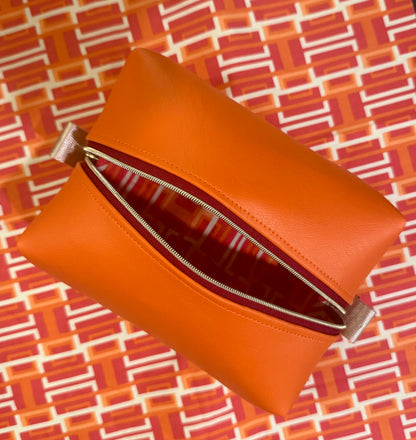 Stitchin’ by M.- Travel sized toiletry bag, waterproof and perfect for getaways (handcrafted in Sanford)
